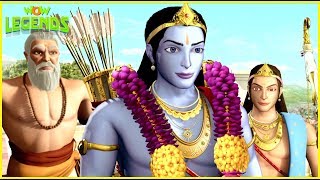 Ramayana The Epic  Hindi Animated Cartoon For Kids  Ram Janam Aur Sita Swayamwar  Wow Legends [upl. by Rintoul]