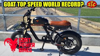 Motor Goat V3 Top Speed World Record [upl. by Eisseb]