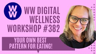 WW Digital Wellness Workshop 382 YOUR OWN BEST PATTERN FOR EATING [upl. by Hulton938]