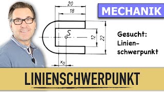 Linienschwerpunkt  Umfangschwerpunkt  Schnittkantenumfang  Abscherkraft beim Stanzteil [upl. by Delmer56]