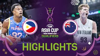 Gilas Pilipinas end drought vs New Zealand  Highlights  FIBA Asia Cup 2025 Qualifiers [upl. by Mafalda730]