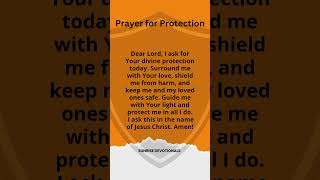 Powerful Prayer for Protection prayer protection powerfulprayer shortsfeed protectionprayer [upl. by Nywles]