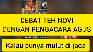 semakin seru novi debat dengan pengacara Agus [upl. by Acinonrev]