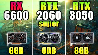 RX 6600 vs RTX 2060 Super vs RTX 3050  25 Games  FSRDLSS Benchmarks [upl. by Luna]