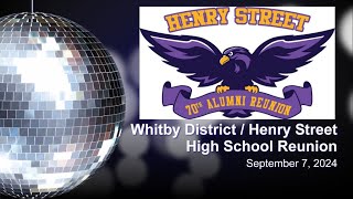 Whitby District  Henry Street High School 70th Reunion [upl. by Aleac934]