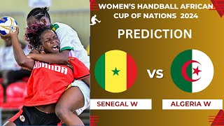 Senegal vs Algeria Live Stream Womens Handball Africa Nations Cup 2024 Commentary Score amp Highlight [upl. by Kinsman]