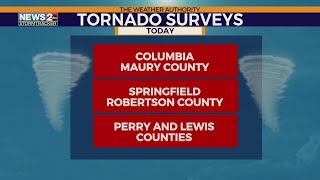 NWS surveying Middle TN tornadoes [upl. by Idden]