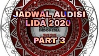 Jadwal Audisi LIDA 2020 INDOSIAR  PART 3 [upl. by Orravan]