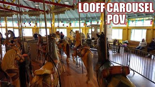 Looff Carousel POV Slater Park Classic Carousel  NonCopyright [upl. by Zined733]