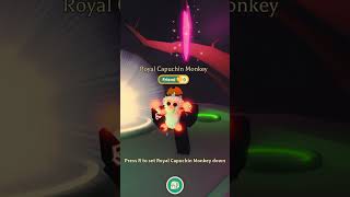 MAKING A MEGA ROYAL CAPUCHIN MONKEY IN ADOPT ME adoptme capcut roblox adoptmetrading shorts [upl. by Williamsen]