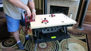 Portable reloading bench using a Keter folding work table [upl. by Slaughter]