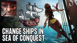 How To Change Ships in Sea of Conquest  Full Guide 2024 [upl. by Brnaby]