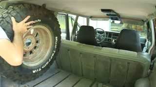 HowTo Fit a 31quot Spare Tire in your Jeep Cherokee [upl. by Attenat]