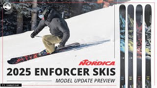 2025 Nordica Enforcer Ski Collection Introduction and First Impressions with SkiEssentialscom [upl. by Leunad]