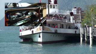 Dampfschiffe amp Trailer Vierwaldstättersee  Lake Lucerne [upl. by Naniac]