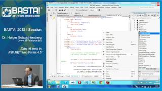 Das ist neu in ASPNET Web Forms 45  Dr Holger Schwichtenberg [upl. by Akenahs]