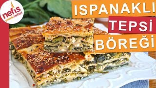 Kat Kat Ispanaklı Tepsi Böreği  çok beğenilen kolay börek tarifi [upl. by Earle]