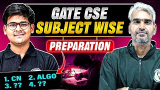 GATE 2025 CSE  Subject Wise Preparation  GATE Exam Strategy [upl. by Edmonda]