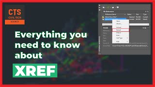 AutoCAD Xref Tutorial 2021 Everything you need to know in 5 minutes [upl. by Netsrijk]