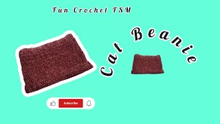 💯 😍 🧶 EasyampQuick Cat Beanie Crochet Beginners Freindly crochet easycrochet crochettutorial [upl. by Agretha15]