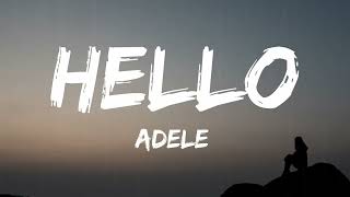 Adele  Hello Lyrics [upl. by Atteinotna]