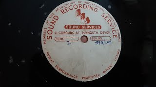 Tirra Lirra La Pom Pom sung By a Childrens Choir Devon privately recorded 78 rpm Acetate Record [upl. by Anayrb]