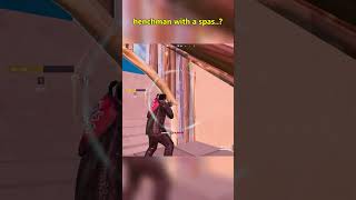 henchman with a spas 😂 Fortnite fortniteclips fortnitefunny [upl. by Enelad]