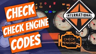 INTERNATIONAL PROSTAR CHECK ENGINE LIGHT RESET  HOW TO STEP BY STEP [upl. by Itoyj]