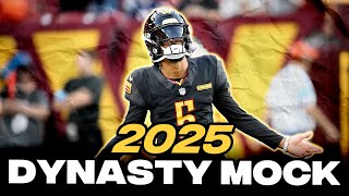 A 2025 Dynasty Football StartUp Mock Draft  Team Reviews [upl. by Mackie]