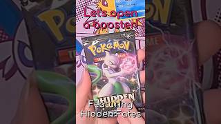 Opening a Hidden Fates Booster Pack  Chill pack unboxing [upl. by Salesin]