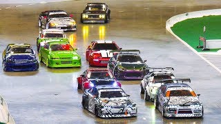 GREAT RC DRIFT CAR RACE MODELS IN PAIR COMPETITION  ModellTechnik Stuttgart 2017 [upl. by Eitsyrc755]