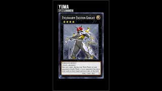 Yugioh Duel Links  First time Yuma XYZ summon Evilswarm Exciton Knight [upl. by Naaman]