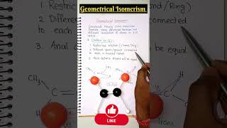 ❌ Geometrical Isomerism concept in 6️⃣0️⃣ sec 🔥🔥🔥shorts neet jeemains iitjee boardexam [upl. by Catima]