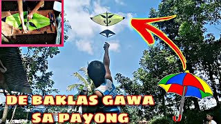 saranggola na de assemble gawa lang sa payong  vietnam kite  saranggola vlogs  KALITAR vlog [upl. by Aerdua]