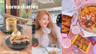 vlog 🇰🇷 han river picnic cute cafes karaoke michelin guide samgyeopsal namsan tower 🌅 [upl. by Ebbie]