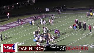 Oak Ridge at Bearden Football 2024 [upl. by Chud388]