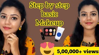 Simple basic glow makeup for beginners  Step by step makeup tutorial with tips for beginners [upl. by Sweet]