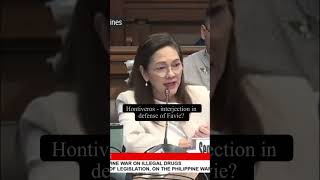 Hontiveros  interjection in defense of Flavie [upl. by Atteram334]