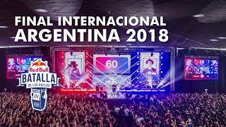 Final Internacional 2018  Red Bull Batalla de los Gallos [upl. by Elinor]