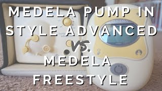 Medela Pump In Style Advanced VS Medela Freestyle Breast Pump Comparison [upl. by Allan]