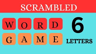 🤔Can you Guessthe word 6 Letter words  Vol2  Scrambled word games quiz words education [upl. by Batruk]