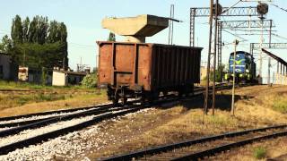 PKP cargo SM42 1085 zrzuca węglarkę z górki rozrządowej [upl. by Pierette416]