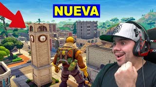 fortnite BATTLE ROYALE NUEVO MAPA RASCACIELOS RECOSTADOS GAMEPLAY ESPAÑOL [upl. by Rezeile]