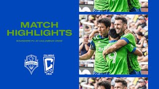 HIGHLIGHTS Columbus Crew vs Seattle Sounders FC  August 21 2021 [upl. by Adnil978]