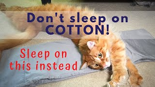 Want to Sleep Cool Avoid Cotton Seven Healthier Fabric Alternatives [upl. by Nayrb]