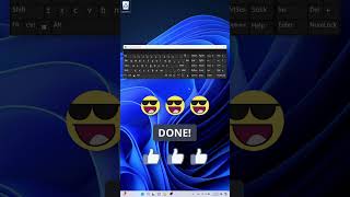 OnScreen Keyboard Shortcut  Windows 11  Windows 10 osk shorts windows11 [upl. by Aubry]