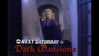 Dark Mansions 1986 ABC promo [upl. by Aerua]