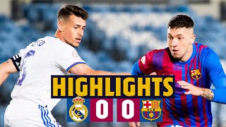 HIGHLIGHTS  REAL MADRID CASTILLA  BARÇA B [upl. by Frick]