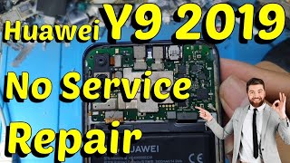 Huawei Y9 2019 No Service Repair 👍👍 [upl. by Sihun]