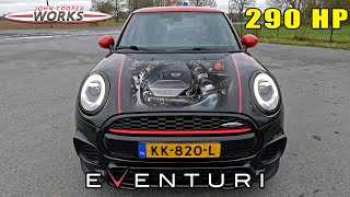 290HP MINI JCW  PRO Exhaust amp Eventuri INTAKE Sound amp Acceleration [upl. by Eserahs]